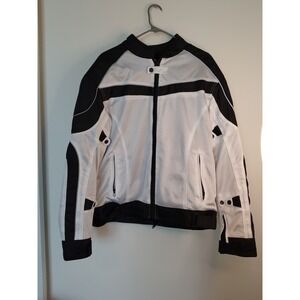 BILT Size L Mens Reinforced Elbows Full Zip Snap Pocket Motorcycle Jacket  $289